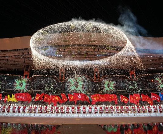 Cina: la cerimonia di apertura della 15ma edizione dei Giochi Nazionali (3)