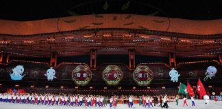 Cina: la cerimonia di apertura della 15ma edizione dei Giochi Nazionali (2)