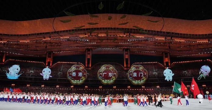 Cina: la cerimonia di apertura della 15ma edizione dei Giochi Nazionali (2)