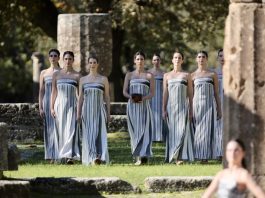 Grecia: a Olimpia prove generali accensione fiaccola di Milano-Cortina 2026 (1)