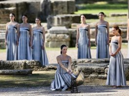 Grecia: a Olimpia prove generali accensione fiaccola di Milano-Cortina 2026 (2)