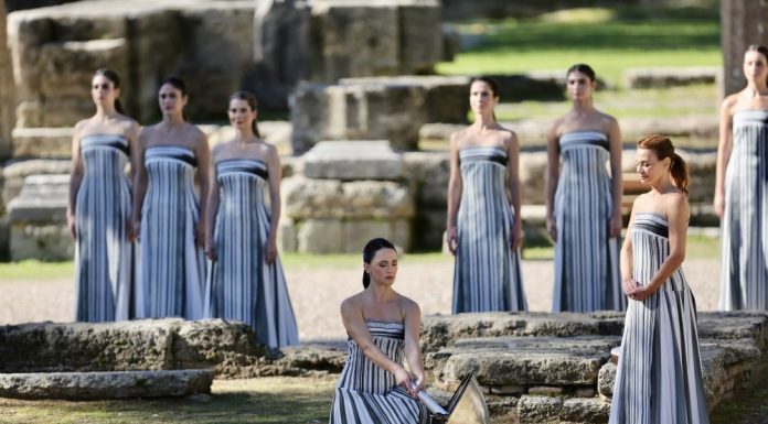 Grecia: a Olimpia prove generali accensione fiaccola di Milano-Cortina 2026 (2)