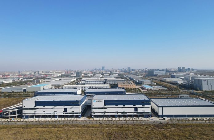 CHINA-SHANGHAI-MAERSK-LIN-GANG LOGISTICS CENTER-OPENING (CN)