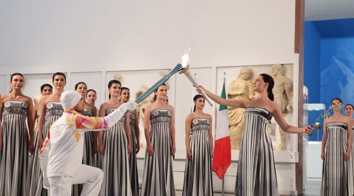 Milano Cortina 2026: accensione della torcia olimpica a Olimpia (1)
