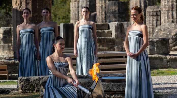 Milano Cortina 2026: accensione della torcia olimpica a Olimpia (3)