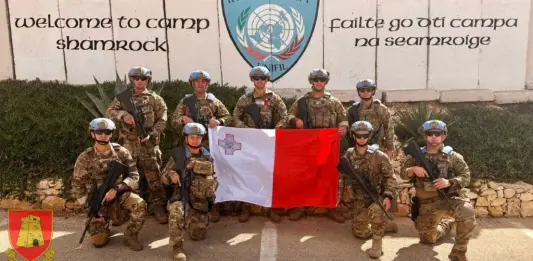 Maltese soldiers near end of UN Peacekeeping Mission in Lebanon