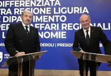 Liguria, Bucci e Calderoli firmano la pre-intesa sull’autonomia differenziata