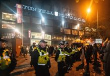 Protests outside Aston Villa-Maccabi Tel Aviv match lead to 11 arrests