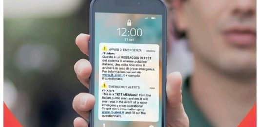 Test allertamento IT-Alert giovedì 13 novembre a Martellago