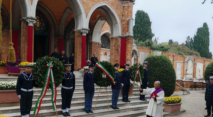 A Venezia cerimonie di commemorazione dei defunti e dei caduti di tutte le guerre