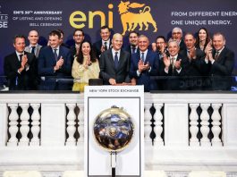 Eni celebra il trentesimo anno di quotazione al New York Stock Exchange