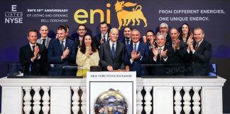 Eni celebra il trentesimo anno di quotazione al New York Stock Exchange