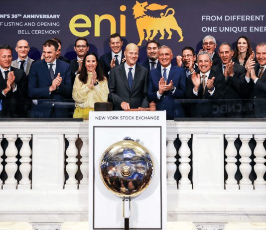 Eni celebra il trentesimo anno di quotazione al New York Stock Exchange