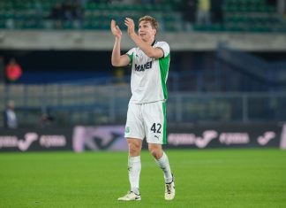 Il Sassuolo riacciuffa il Pisa nel finale, è 2-2 al 95′