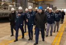Fincantieri, visita del commissario Ue Tzitzikostas al cantiere di Monfalcone