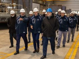 Fincantieri, visita del commissario Ue Tzitzikostas al cantiere di Monfalcone
