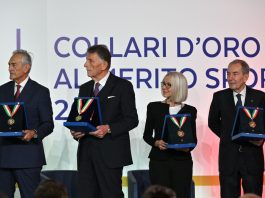 Il Coni conferisce a Lucia Aleotti il Collare d’Oro al merito sportivo
