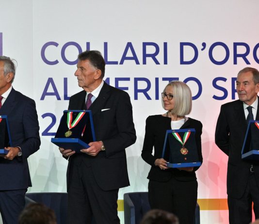 Il Coni conferisce a Lucia Aleotti il Collare d’Oro al merito sportivo