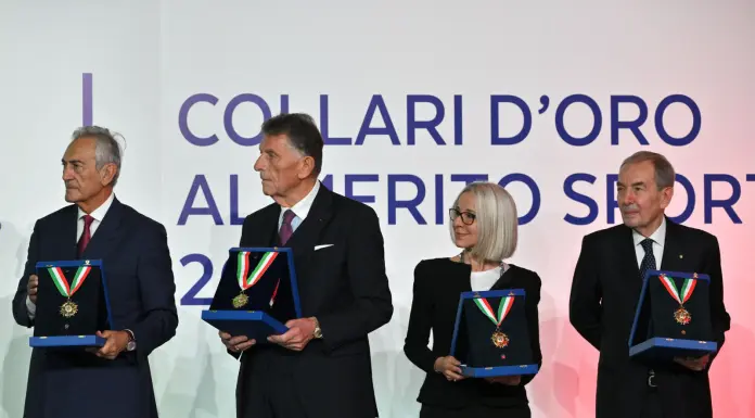 Il Coni conferisce a Lucia Aleotti il Collare d’Oro al merito sportivo
