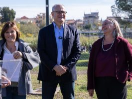 Gualtieri inaugura il nuovo Parco Collinetta Boccea