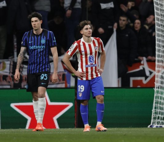 Inter beffata nel recupero in Champions, l’Atletico Madrid vince 2-1