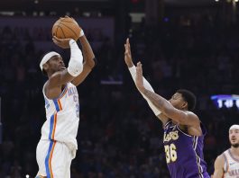 Oklahoma e Detroit avanti tutta nella notte Nba, Cleveland vince a Miami