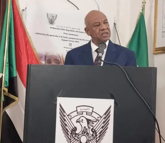L’ambasciatore del Sudan in Italia lancia un appello al mondo per fermare i massacri