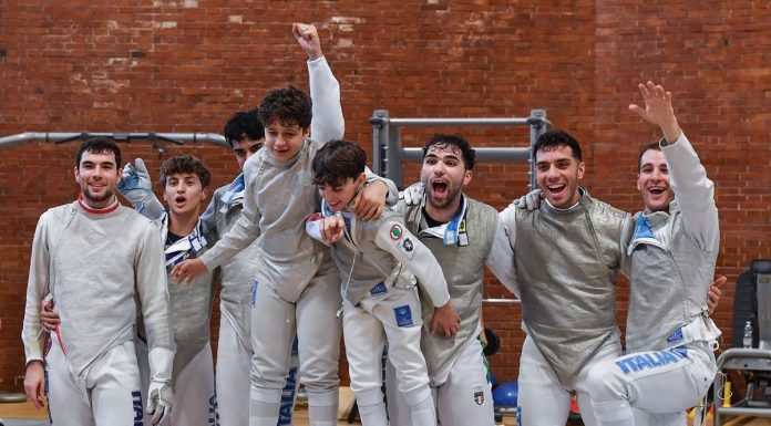 I campioni Under 14 di fioretto in ritiro a Roma con la Nazionale, Mazzone “La scherma regala momenti unici”