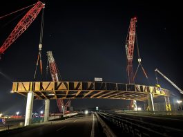Concluse le attività di varo del nuovo viadotto di collegamento al Bosco dello Sport