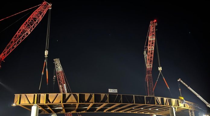 Concluse le attività di varo del nuovo viadotto di collegamento al Bosco dello Sport