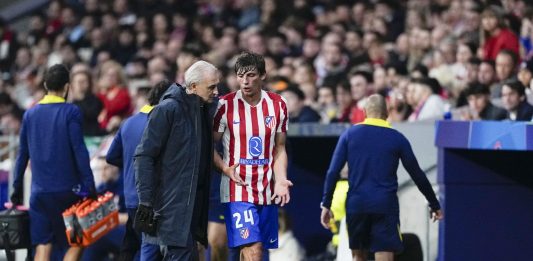 Atletico Madrid, Le Normand suffers a knee injury