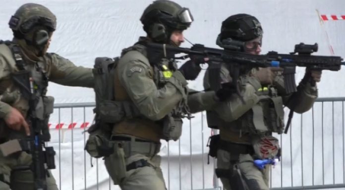 Polizia esercitazione attacco terroristico