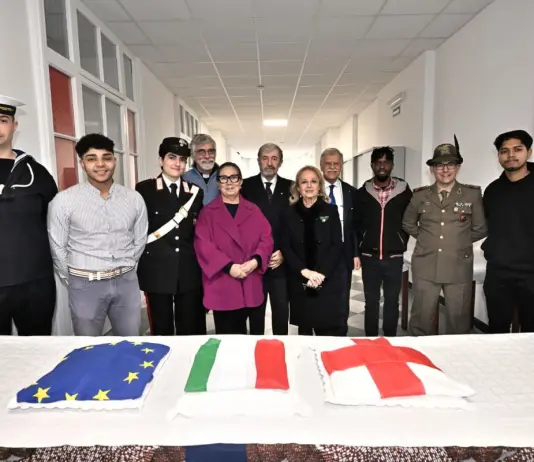 Liguria, Bucci alla consegna delle bandiere al Campus di Coronata