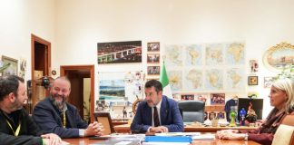 Salvini incontra il sindaco di Ferrara Fabbri