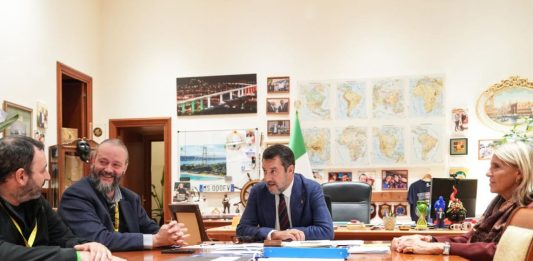 Salvini incontra il sindaco di Ferrara Fabbri