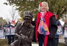La Console d’Italia a Detroit celebra il Veterans Day, un omaggio alla statua di Frances “Fran” Mauro Masters