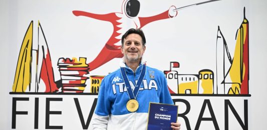 Mondiali Master, Filippo Pesce medaglia d’oro nel fioretto 50+