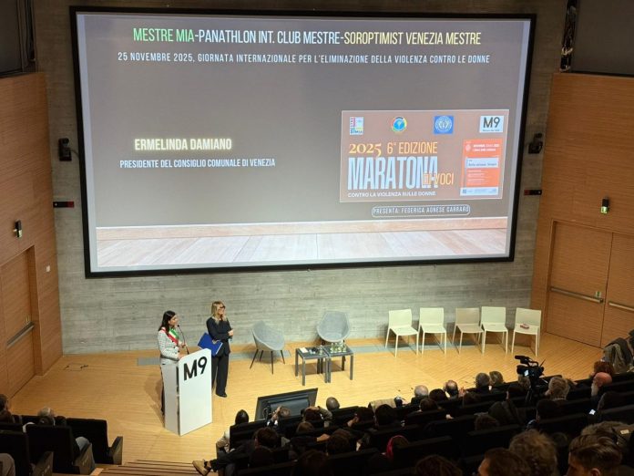 Violenza donne Maratona di Voci Venezia