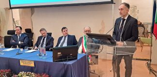 L’assessore Beduschi e il ministro Lollobrigida alla posa della prima pietra della canala ‘Gronda Nord’