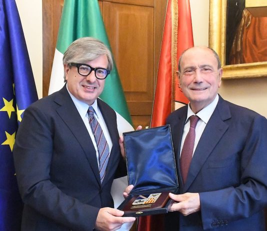 Schifani riceve il neo rettore dell’Università degli studi di Catania Enrico Foti