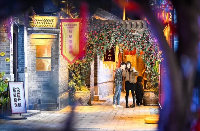CHINA-TIANJIN-YANGLIUQING ANCIENT TOWN-WINTER-TOURISM (CN)