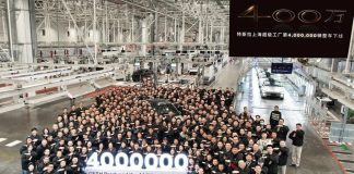 Cina: fabbrica Tesla di Shanghai raggiunge i 4 milioni di veicoli prodotti