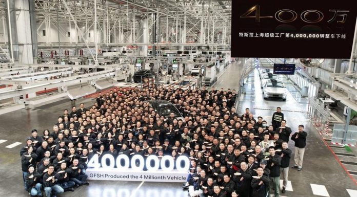 Cina: fabbrica Tesla di Shanghai raggiunge i 4 milioni di veicoli prodotti