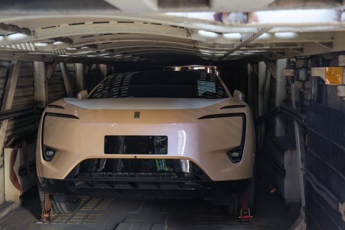 (EconomyInFocus) CHINA-CHONGQING-NEW ENERGY VEHICLES-EXPORT (CN)