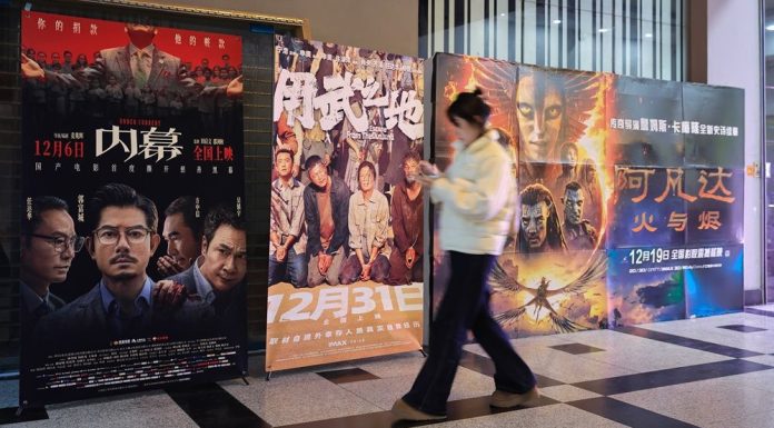 Cina: superati 50 mld di yuan di incassi al botteghino nel 2025