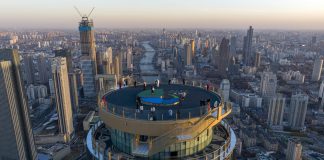 Cina: aperta al pubblico la piattaforma panoramica Jinwan Yunding a Tianjin (2)