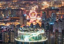 Cina: aperta al pubblico la piattaforma panoramica Jinwan Yunding a Tianjin (3)