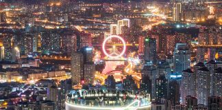 Cina: aperta al pubblico la piattaforma panoramica Jinwan Yunding a Tianjin (3)