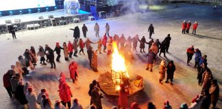 Cina: Mohe celebra il solstizio d’inverno con un festival culturale (3)