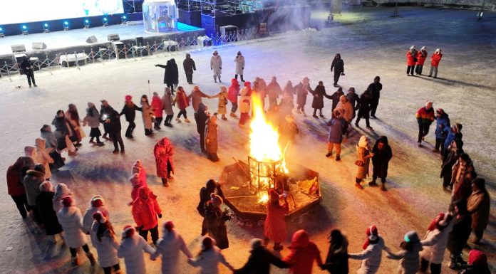 Cina: Mohe celebra il solstizio d’inverno con un festival culturale (3)